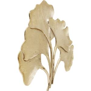 Wandschmuck Ginkgo  Groß Gold - Metall - 72 x 66 x 4 cm