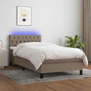 Boxspringbett 3017265-22 Taupe - Breite: 100 cm