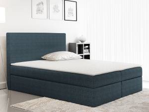 Boxspringbett Basic Nachtblau - Breite: 160 cm