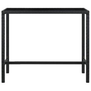 Table de bar Noir - Métal - 60 x 110 x 130 cm