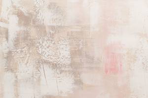 Acrylbild handgemalt Ein Liebesbeweis Pink - Massivholz - Textil - 100 x 75 x 4 cm