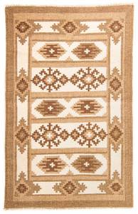 Kelim Modern - 149x92cm Beige - Naturfaser - 92 x 1 x 149 cm