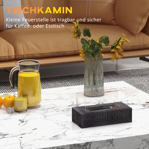 Ethanol-Kamin 820-368V00CG Grau - Metall - 16 x 18 x 33 cm