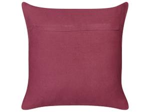 Coussin décoratif CADETIA Rouge bourgogne - Rouge