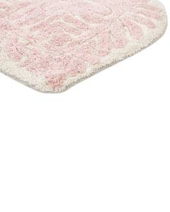 Tapis de bain CANBAR Rose foncé - Blanc