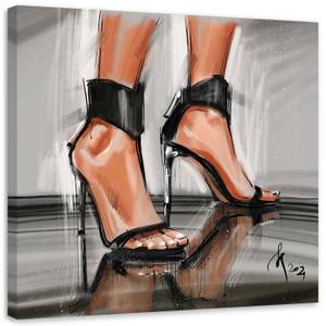 Wandbilder Mode Schuhe Glamour 60 x 60 cm