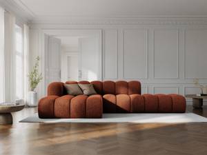 modulares Ecksofa LUPINE 5 Sitzplätze Braun