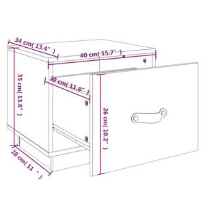 Zeitlose Holz-Nachttische Anzahl Teile im Set: 2