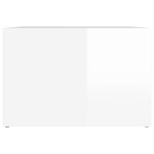 Nachttisch Weiß - Holzwerkstoff - 55 x 36 x 57 cm