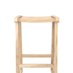 Tabouret de bar Haida Marron - Rotin - 40 x 67 x 38 cm