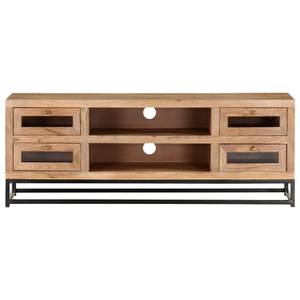 TV-Schrank D321 Braun - Massivholz - 30 x 40 x 110 cm