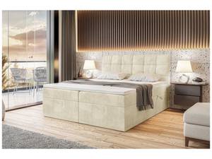 Boxspringbett Drago Beige - Breite: 140 cm - H3