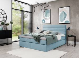 Boxspringbett REVLIE Blau - Breite: 129 cm