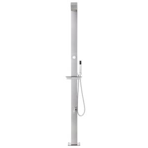 Douche de jardin 3007871 Gris - Profondeur : 80 cm