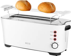 Toaster ST 13730 Weiß - Kunststoff - 45 x 23 x 21 cm