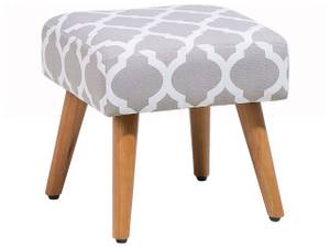 Tabouret OSAGE Gris - Gris lumineux - Chêne clair