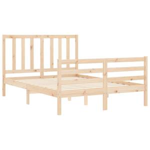 Bettgestell-K-22615 Braun - Holzwerkstoff - 141 x 100 x 196 cm