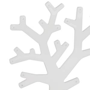 Arbre à bijoux lot de 2 Noir - Blanc - Matière plastique - 15 x 29 x 10 cm