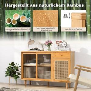 Küchenschrank WO77095ZMDE Braun - Bambus - 35 x 83 x 120 cm