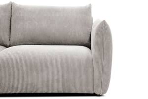 4-Sitzer Ecksofa Tauer Creme - Ecke davorstehend links