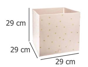 Aufbewahrungsbox, Faltbox Pink - Textil - 29 x 29 x 29 cm