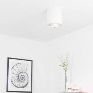 Spot de plafond DOWNLIGHT ROUND Blanc - Métal - 17 x 17 x 17 cm