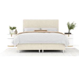 Boxspringbett Casone Weißgold - Breite: 180 cm