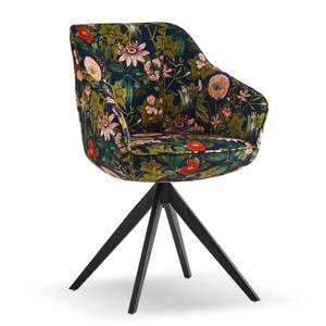 Chaise de salle à manger PANDORA Métal - Textile - 57 x 82 x 62 cm