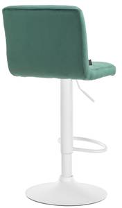 Tabouret de bar Peru Lot de 2 Vert - Blanc