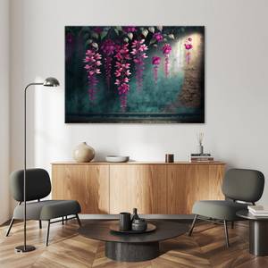 KUNSTDRUCK Hanging Purple Flowers 2 90 x 60 cm