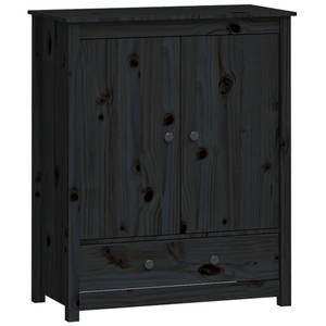 Highboard DE6993 Schwarz - Massivholz - 42 x 100 x 83 cm