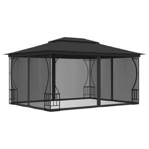 Pavillon 3002142 Anthrazit - Breite: 400 cm