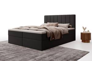 Boxspringbett ALLEN mit Bettkasten Schwarz - Breite: 120 cm - H2