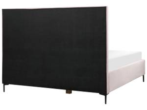 Doppelbett SEZANNE Schwarz - Pink - Breite: 190 cm