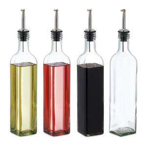 Distributeur d'huile d'olive en verre avec bec verseur, bouteille