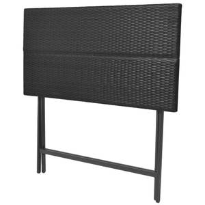 Bar d'extérieur (lot de 5) 293958 Noir - Matière plastique - Polyrotin - 60 x 101 x 120 cm