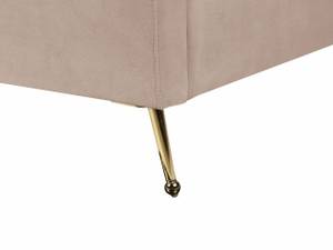 Doppelbett MIRIBEL Beige - Gold - Taupe - Breite: 187 cm