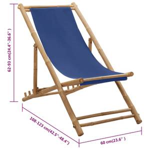 Chaise de plage 3005101 Bleu