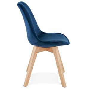 Stuhl JOE Blau - Massivholz - 48 x 85 x 56 cm