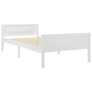 Cadre de lit 3009062-1 Blanc - Largeur : 106 cm