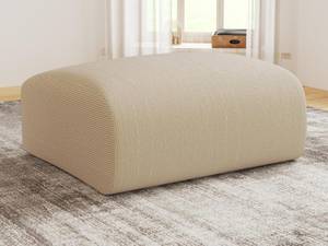 Sitzhocker POGNI Beige - Textil - 75 x 45 x 75 cm