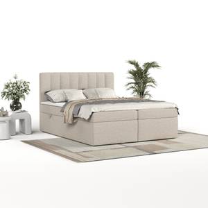 Boxspringbett Amaro mit Bettkasten Beige - Breite: 160 cm