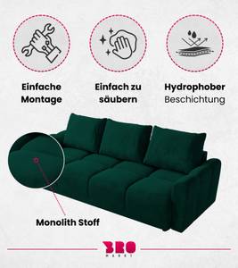 Sofa mit Schalffunktion NUBES Grün