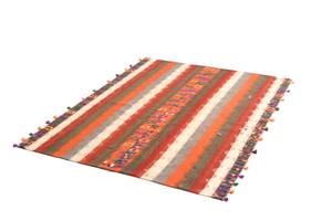 Tapis Jajim CLXXXV Orange - Textile - 156 x 1 x 202 cm