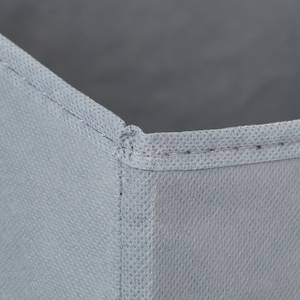 Aufbewahrungsbox Vlies 2er Set Grau - Textil - 37 x 30 x 34 cm