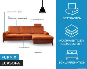 Ecksofa MAITA Orange