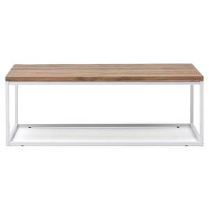 Table basse Icub U.  60x120x43 cm. Blanc Blanc - Bois massif - Bois/Imitation - 120 x 42 x 60 cm