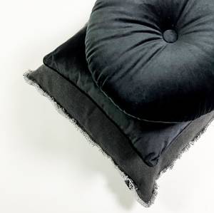 Coussin décoratif Finn Noir