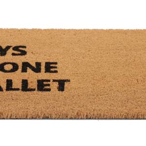 Tapis coco «Keys Phone Wallet» Noir - Marron - Fibres naturelles - Matière plastique - 60 x 2 x 40 cm