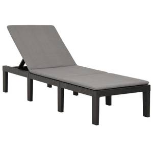 Chaise longue Anthracite